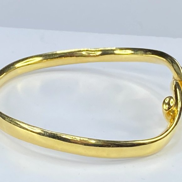 Tiffany & Co. 18K yellow gold Cummings twist knot bangle 40.0g 7.75" JR7874 - Picture 6 of 11